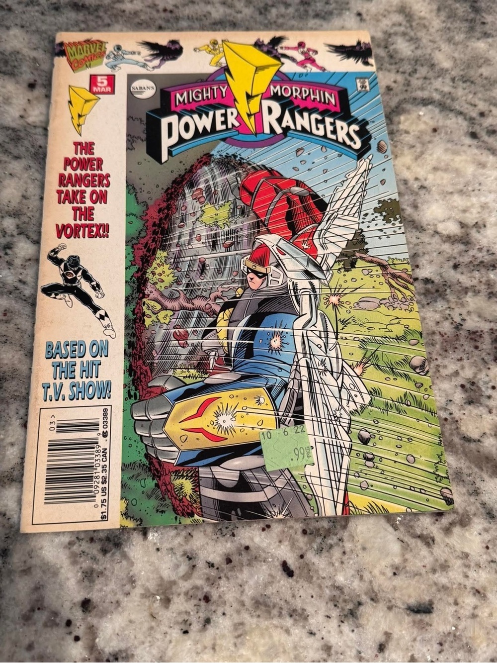 Vintage power rangers comic book